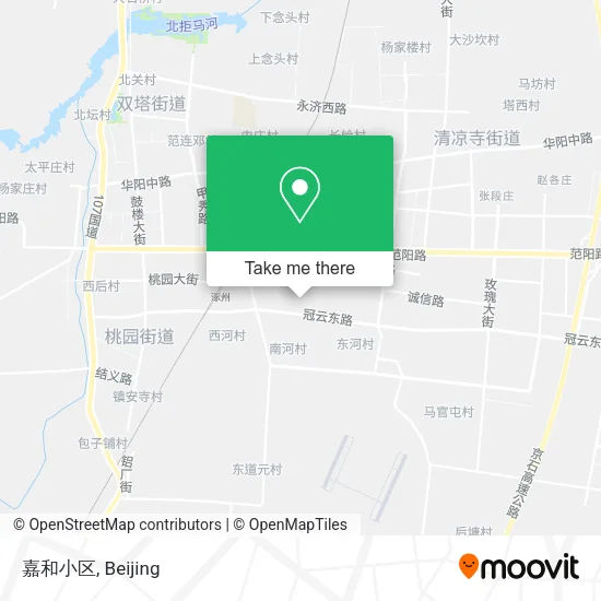 嘉和小区 map