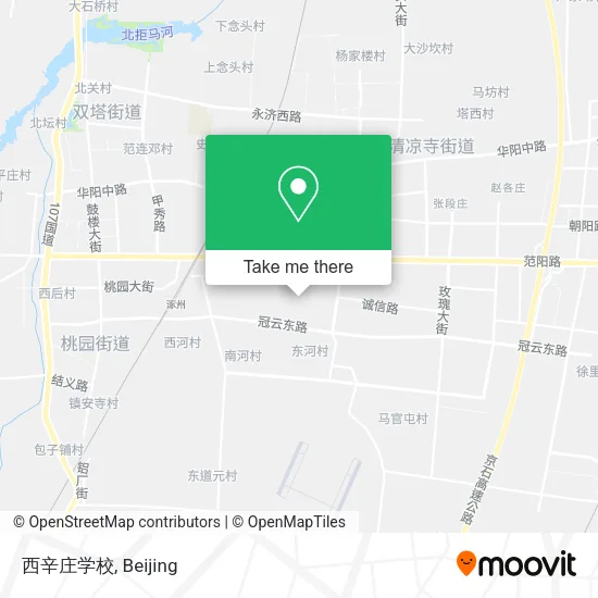 西辛庄学校 map