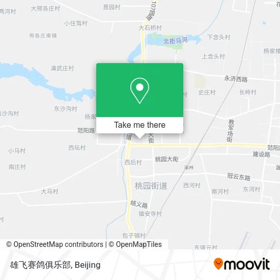 雄飞赛鸽俱乐部 map
