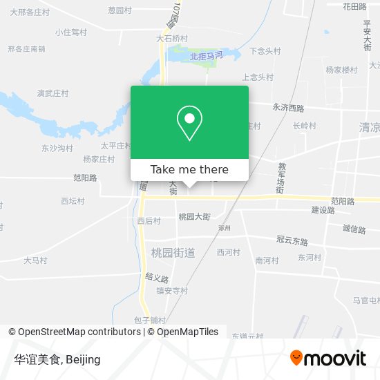 华谊美食 map