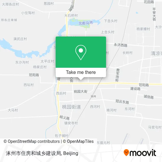 涿州市住房和城乡建设局 map