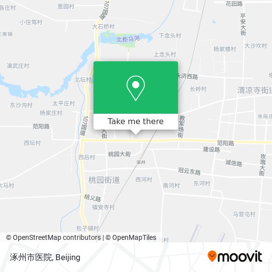 涿州市医院 map
