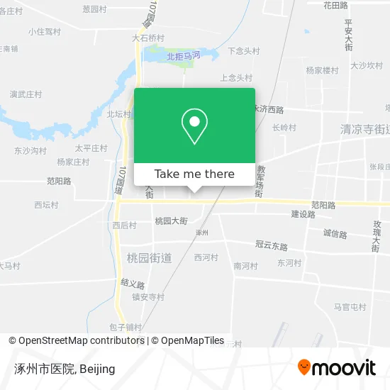 涿州市医院 map