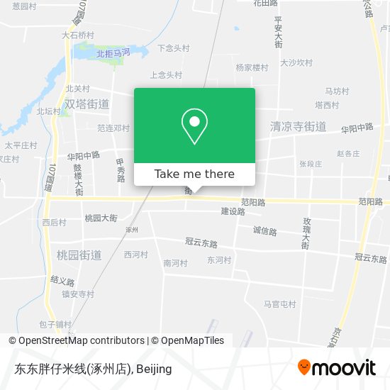 东东胖仔米线(涿州店) map