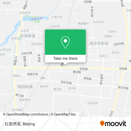 红都男装 map