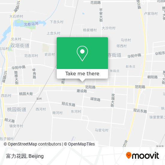 富力花园 map