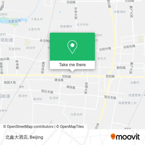 北鑫大酒店 map