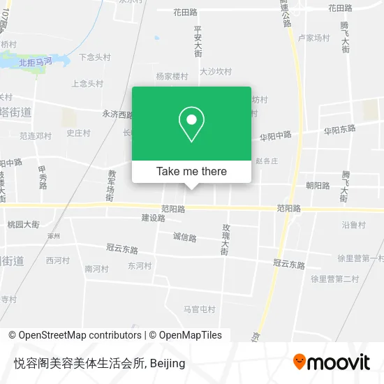 悦容阁美容美体生活会所 map