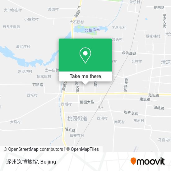 涿州岚博旅馆 map