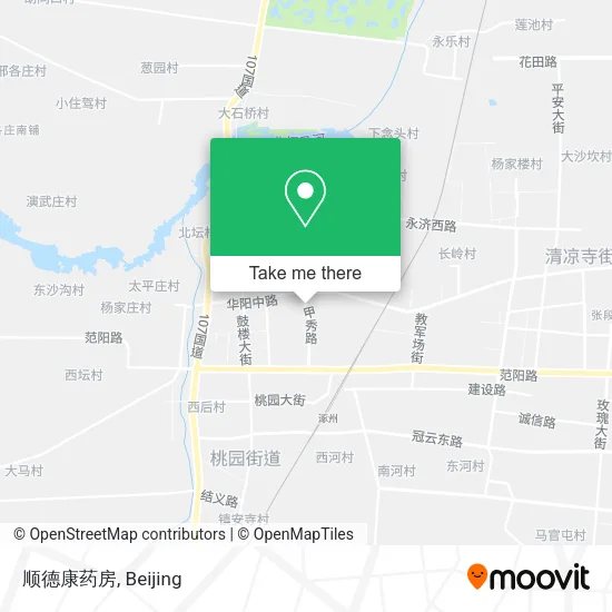 顺德康药房 map