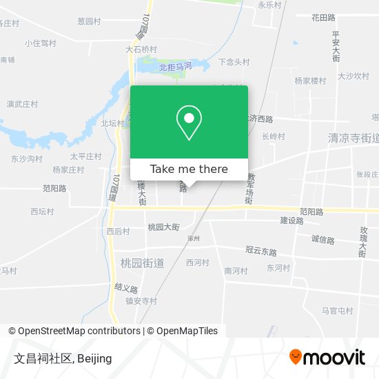 文昌祠社区 map