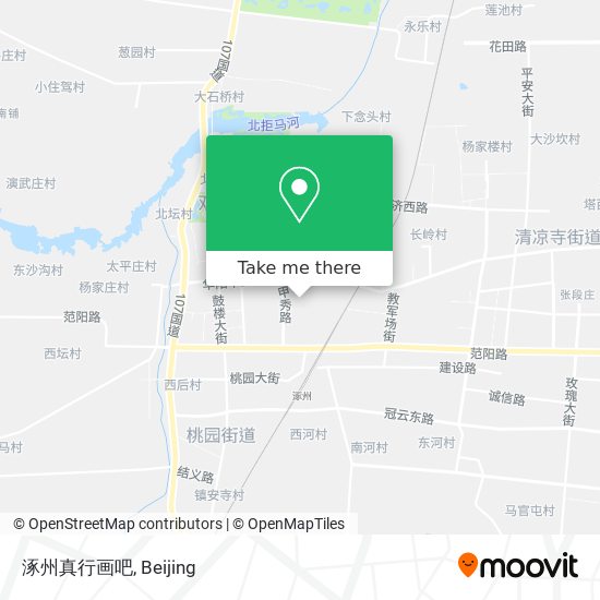 涿州真行画吧 map