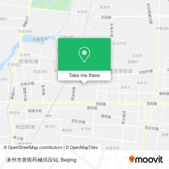涿州市兽医药械供应站 map