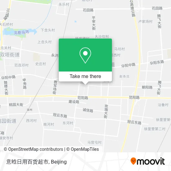 意晗日用百货超市 map