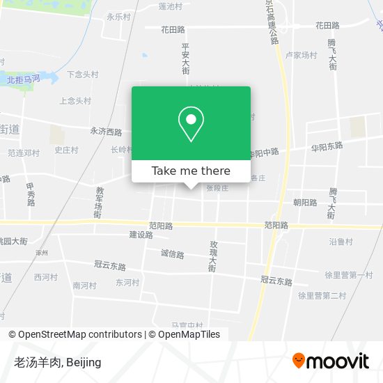 老汤羊肉 map