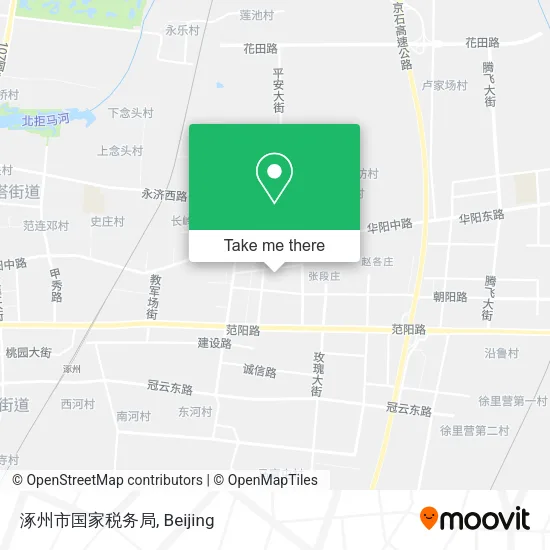 涿州市国家税务局 map
