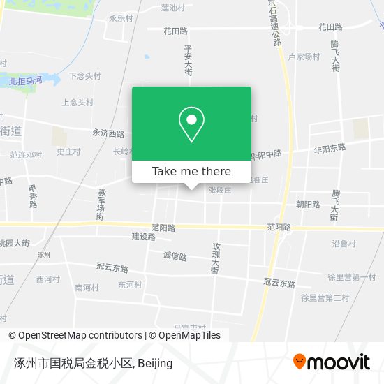 涿州市国税局金税小区 map