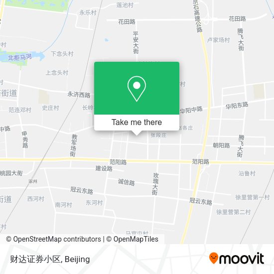 财达证券小区 map