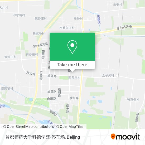 首都师范大学科德学院-停车场 map