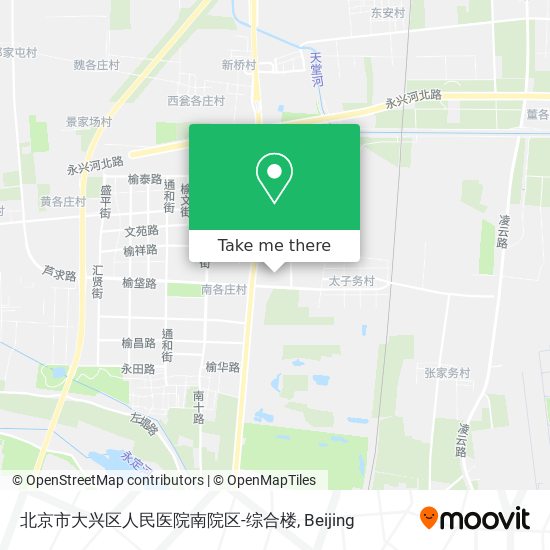 北京市大兴区人民医院南院区-综合楼 map