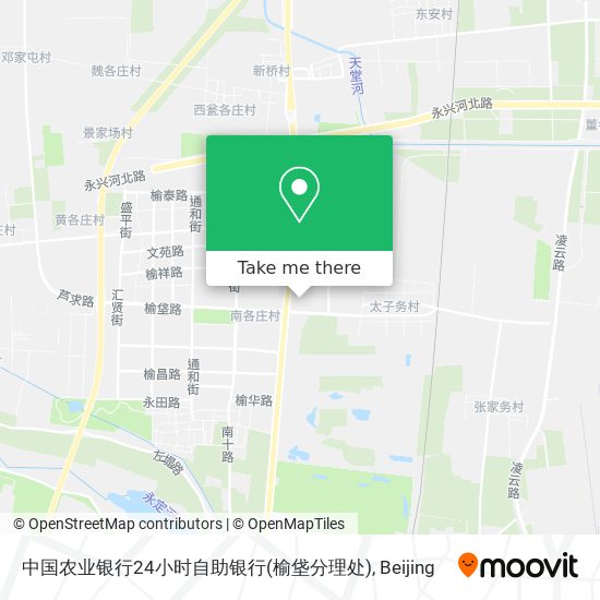 中国农业银行24小时自助银行(榆垡分理处) map
