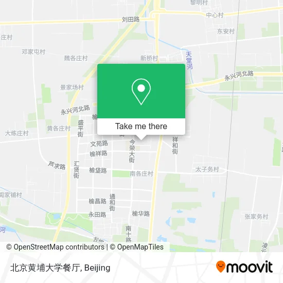 北京黄埔大学餐厅 map