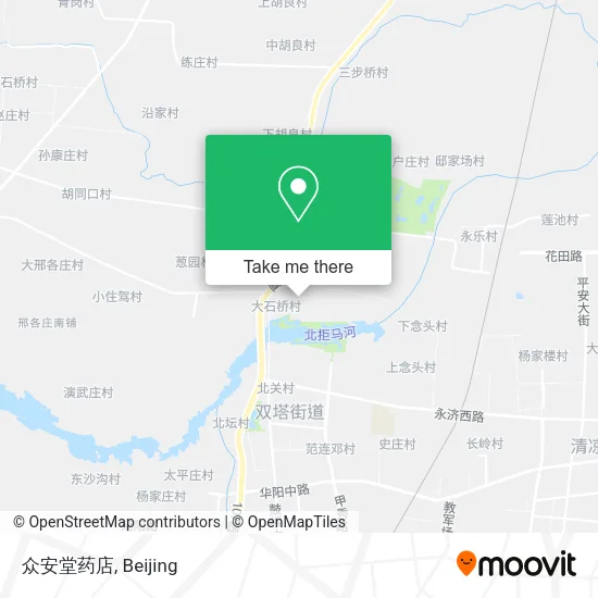 众安堂药店 map