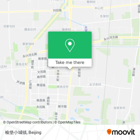 榆垡小城镇 map