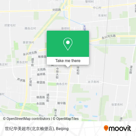 世纪华美超市(北京榆垡店) map