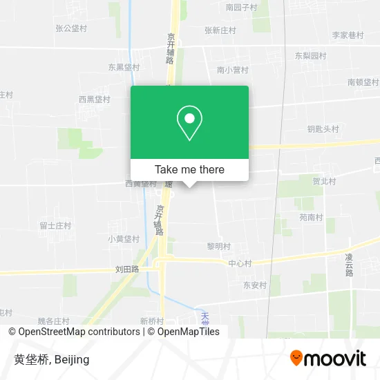 黄垡桥 map