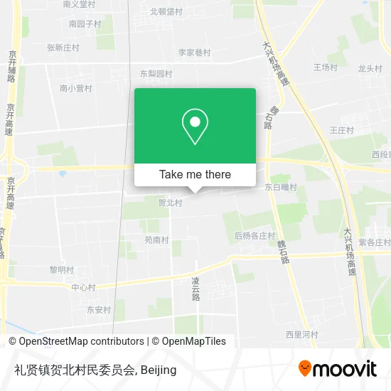 礼贤镇贺北村民委员会 map