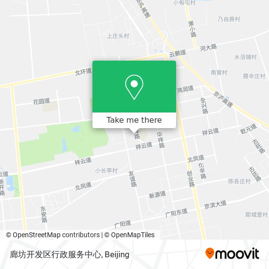 廊坊开发区行政服务中心 map