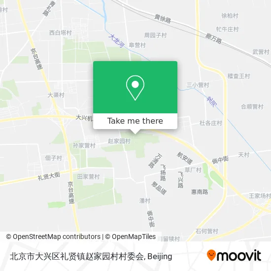 北京市大兴区礼贤镇赵家园村村委会 map