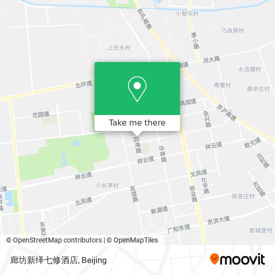 廊坊新绎七修酒店 map