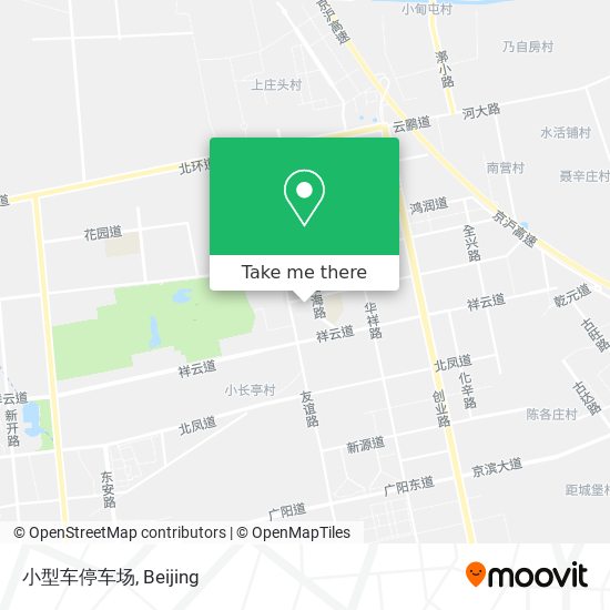 小型车停车场 map
