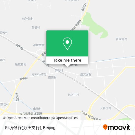 廊坊银行(万庄支行) map