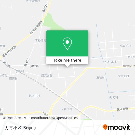 万青小区 map