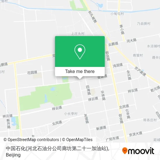中国石化(河北石油分公司廊坊第二十一加油站) map
