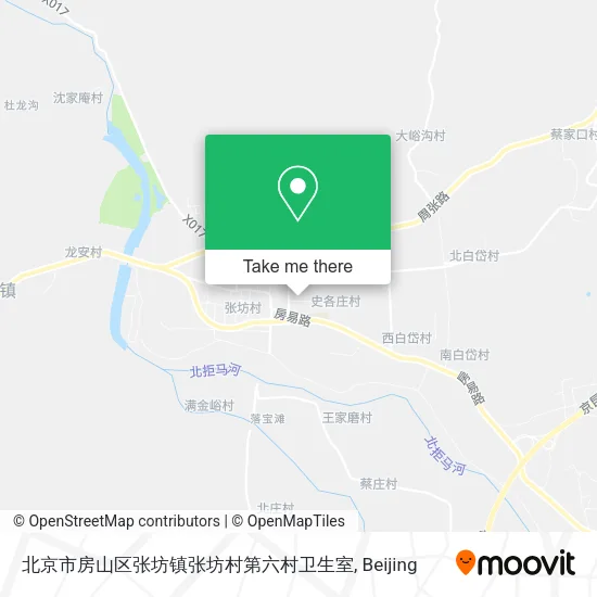 北京市房山区张坊镇张坊村第六村卫生室 map
