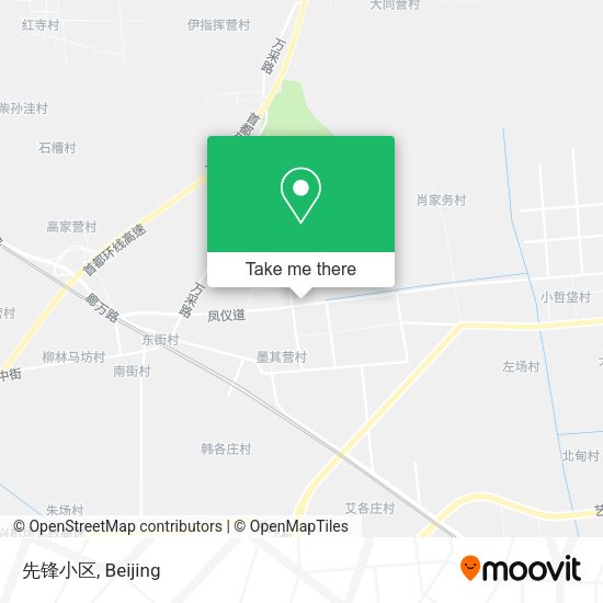 先锋小区 map