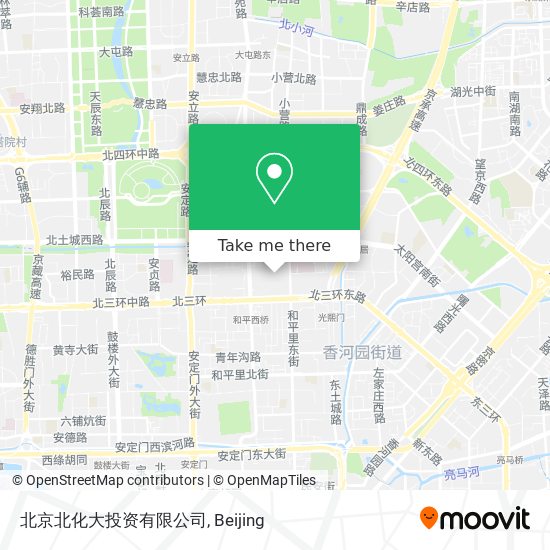北京北化大投资有限公司 map