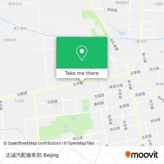 志诚汽配服务部 map