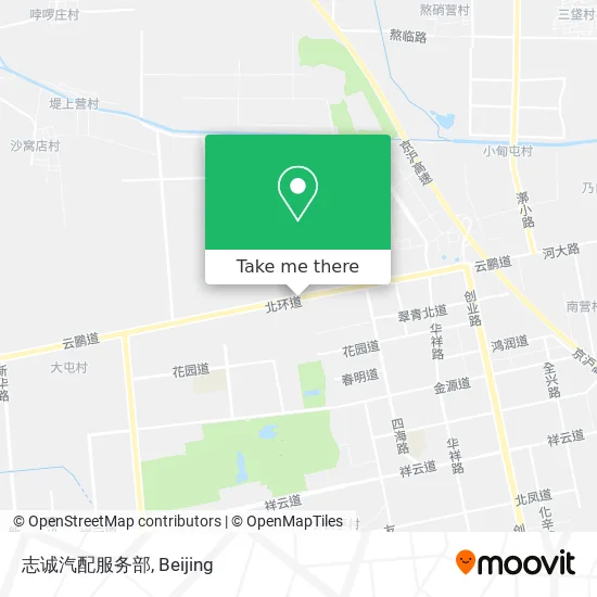 志诚汽配服务部 map