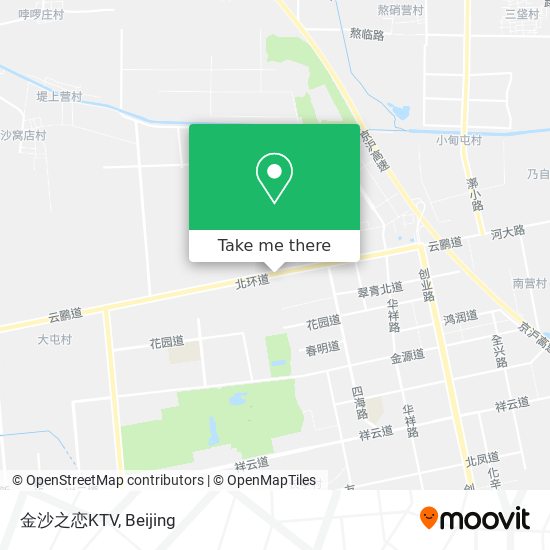 金沙之恋KTV map