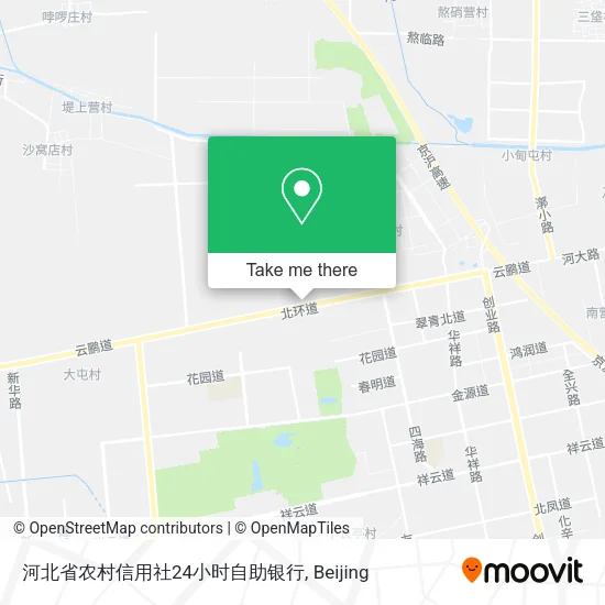 河北省农村信用社24小时自助银行 map