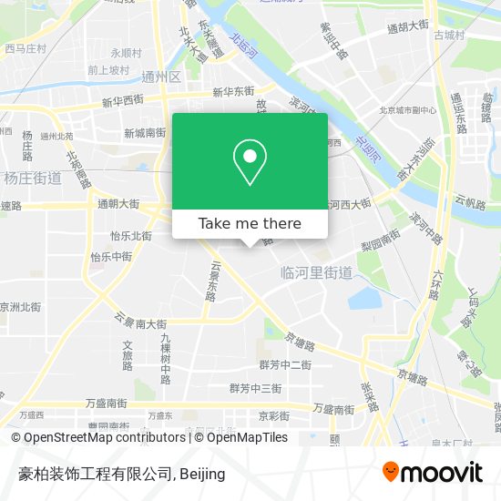 豪柏装饰工程有限公司 map