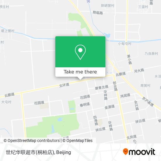 世纪华联超市(桐柏店) map