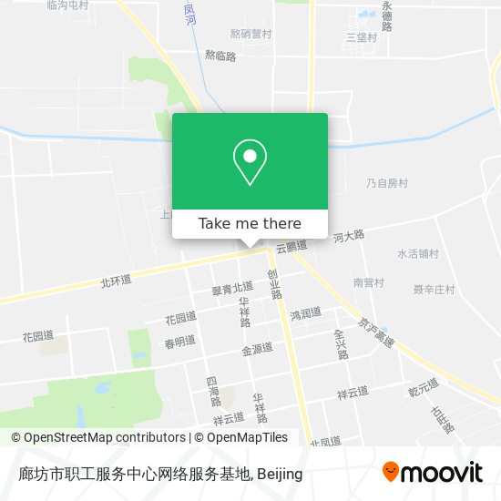 廊坊市职工服务中心网络服务基地 map