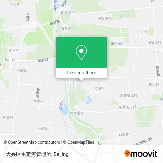 大兴区永定河管理所 map