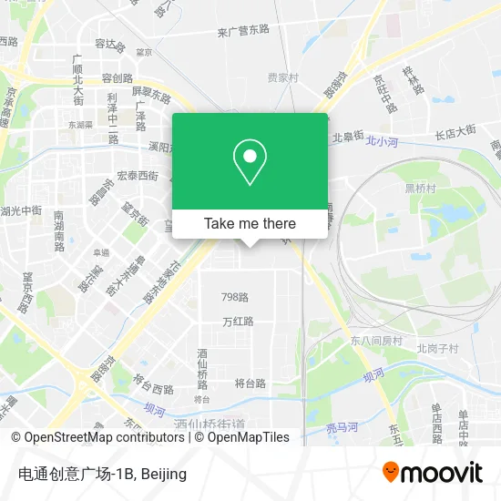 电通创意广场-1B map